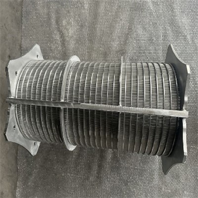 Cilindri per schermatura in filo metallico a cuneo